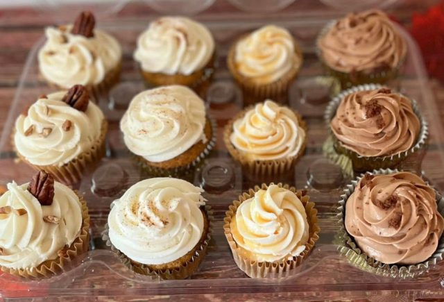 Fall Flavored Cupcakes 4 different flavors