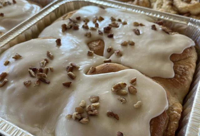 Maple Pecan Cinnamon Rolls